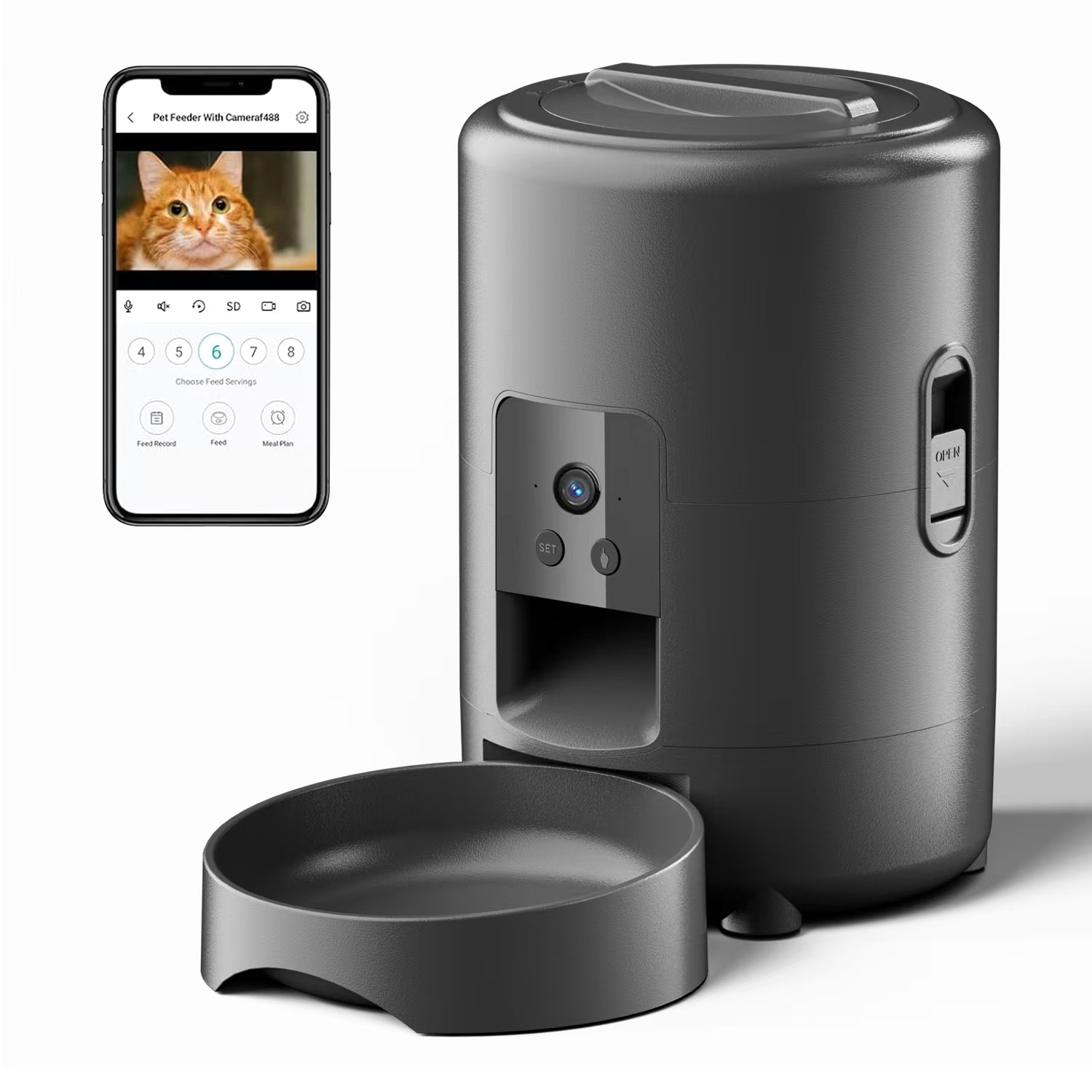 Kitchen Appliances Video - Kamera WiFi dengan Tombol Tekan 2L,