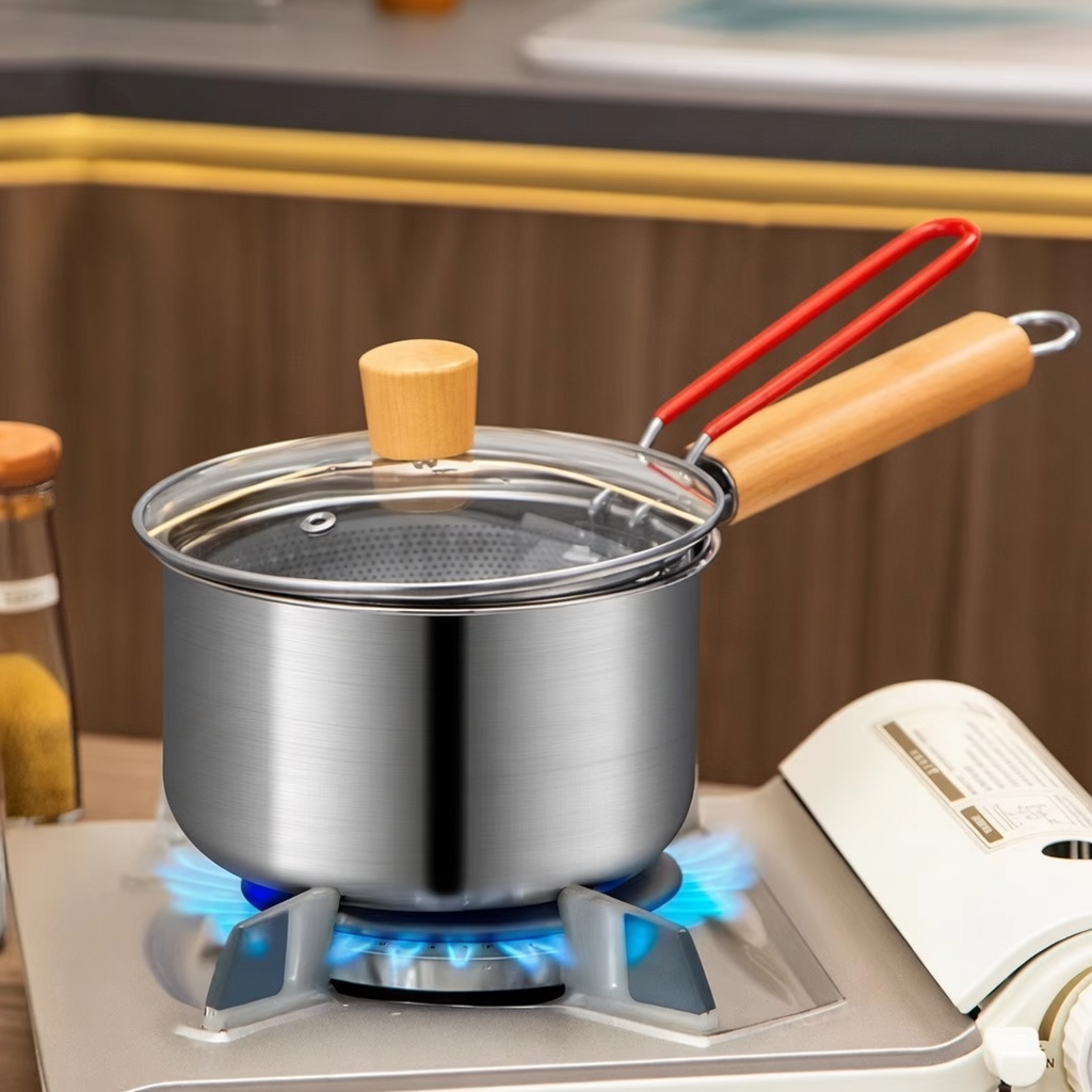 Induction Cooker - Penggorengan Dalam Baja Tahan Karat dengan