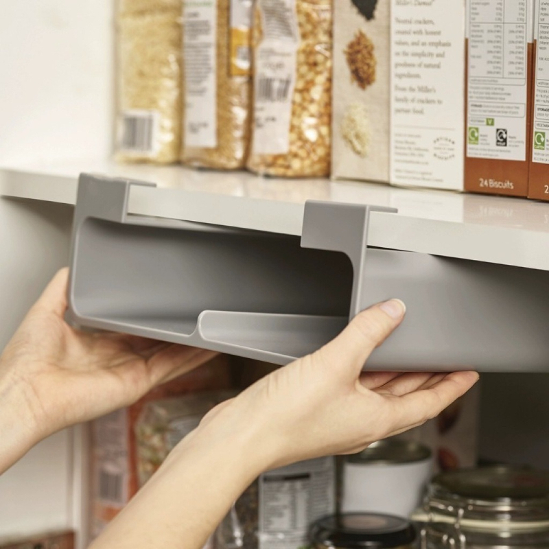 Kitchen Appliances Cabinet - Rak Penyimpanan Plastik Tempel Dinding Tanpa