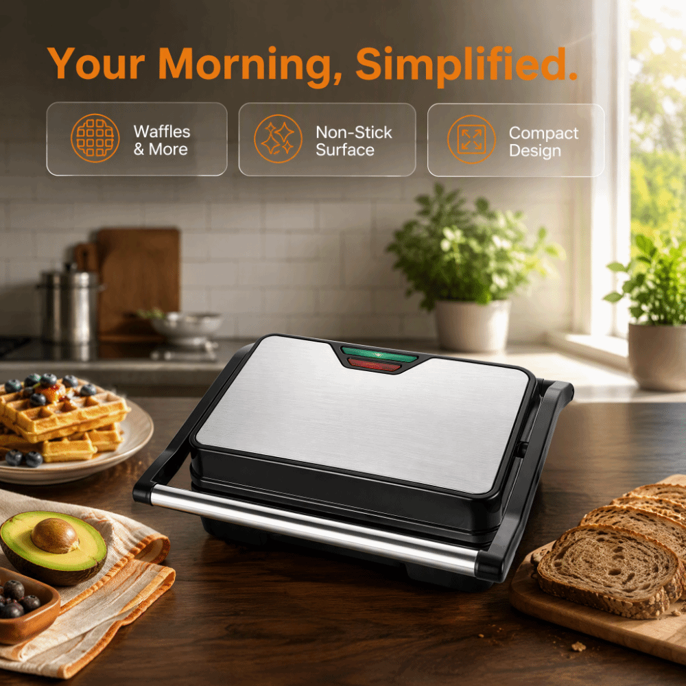 Toaster - Pemanggang Roti Sandwich Anti Lengket Multifungsi