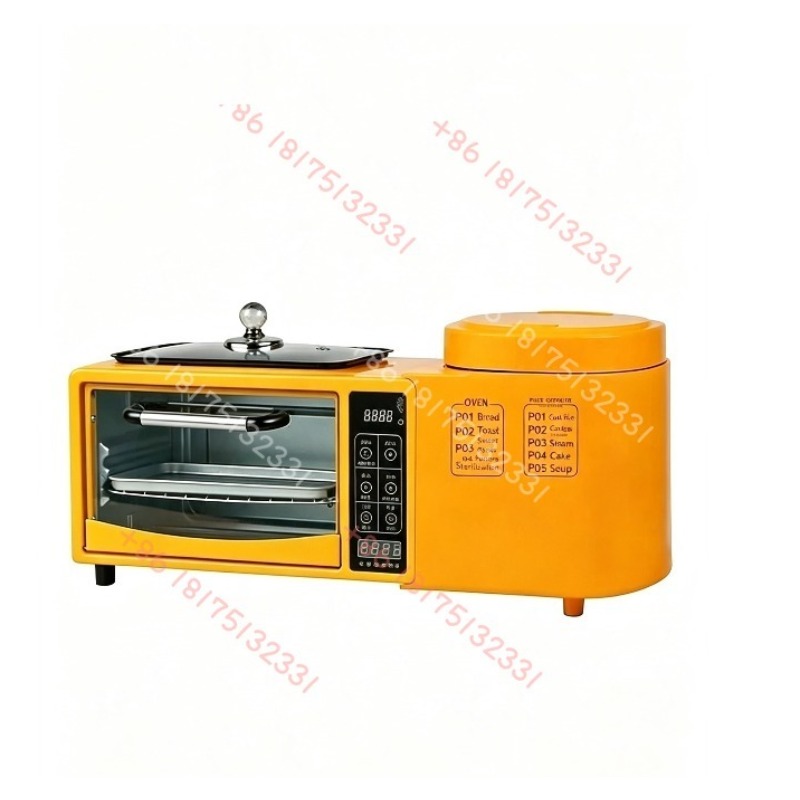Toaster - Mesin Sarapan Multifungsi 4-in-1: Oven Listrik