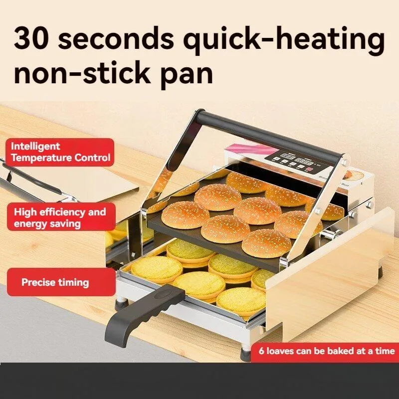 Pemanggang Burger Otomatis Dua - Toaster ulasan dan harga