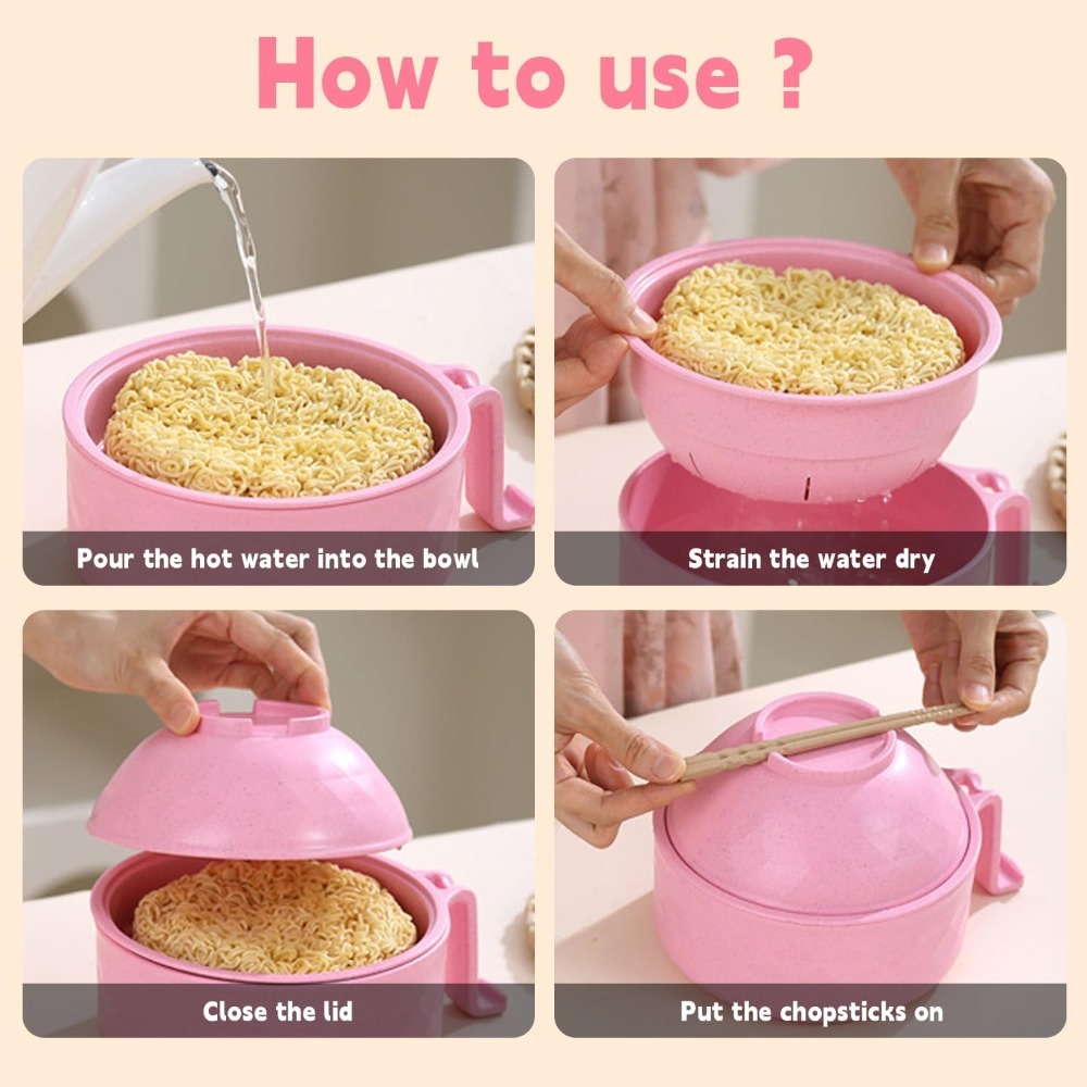 Set Mangkuk Ramen Microwave 6  - Rice Cooker ulasan dan harga