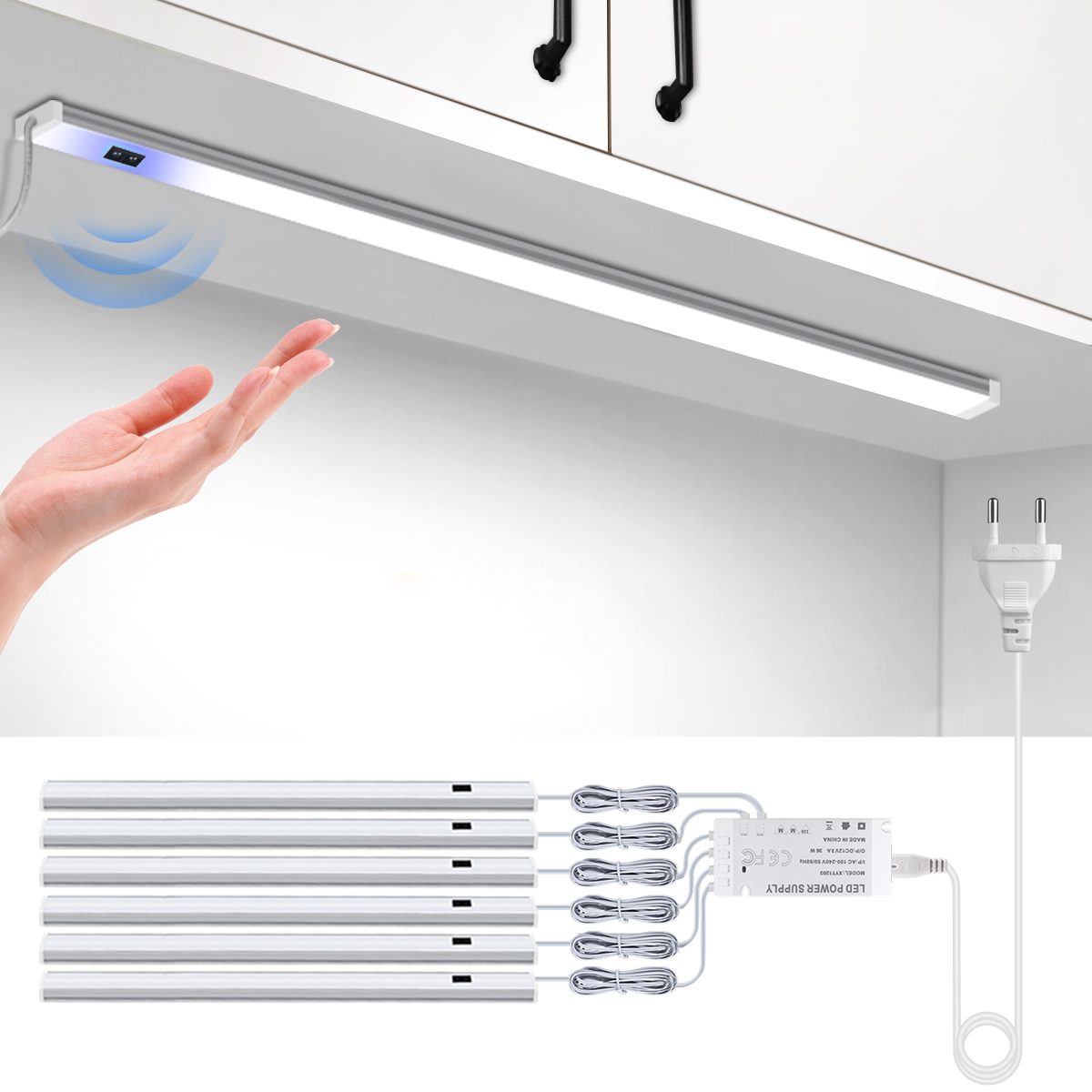 Lampu bawah lemari LED, kamar  - Kitchen Appliances Cabinet ulasan dan harga