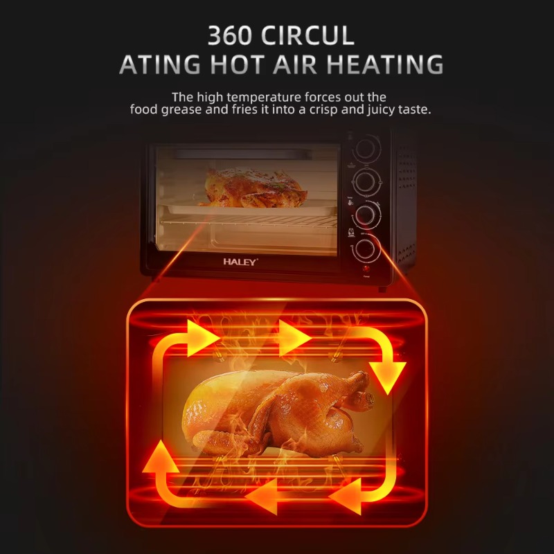 Oven Pizza Listrik Haley 38 Li - Toaster ulasan dan harga