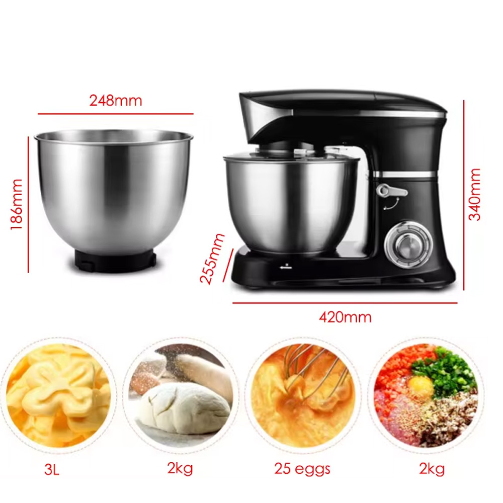 Blender Komersial 6.5L, Penggi - Stand Mixer ulasan dan harga