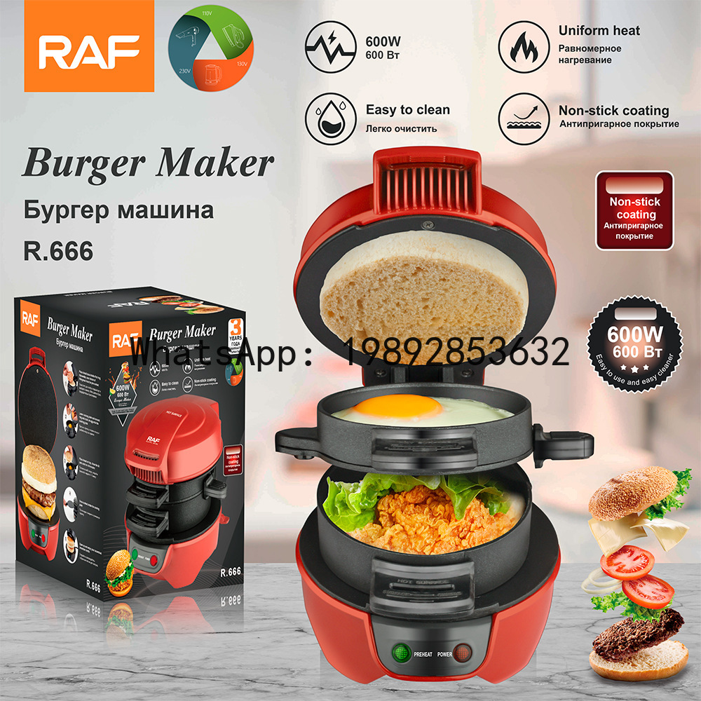 Pembuat hamburger/sandwich sta - Toaster ulasan dan harga