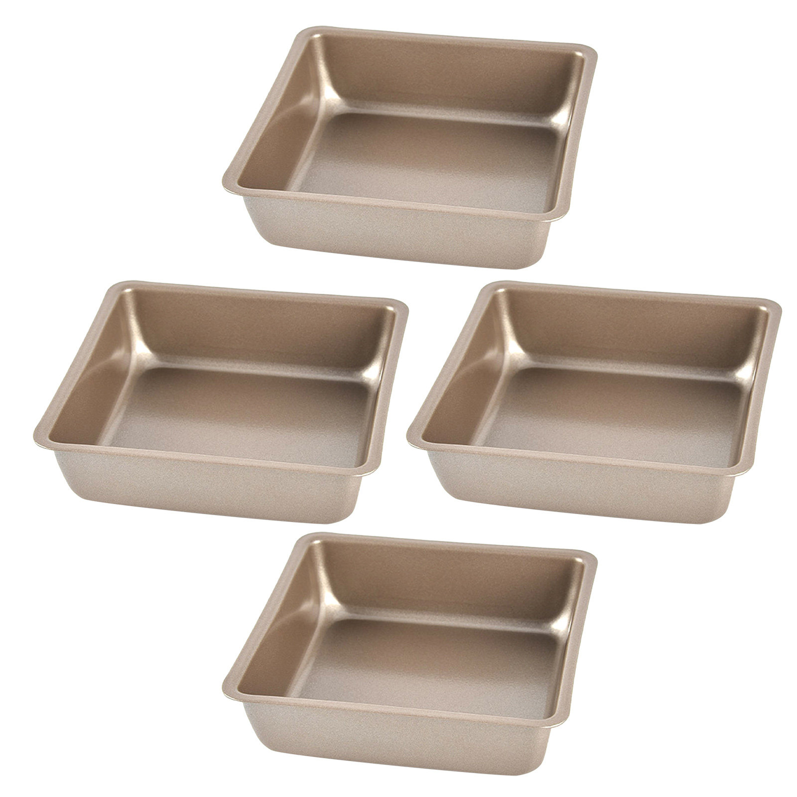 4 Buah Loyang Persegi Anti Len - Toaster ulasan dan harga